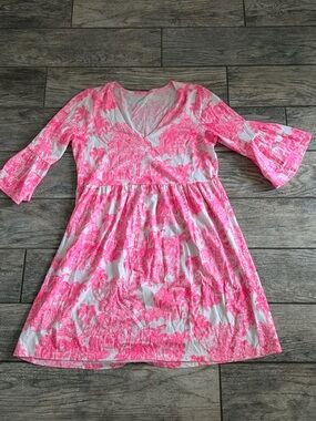 Lilly Pulitzer Jannie V-Neck Cotton Dress